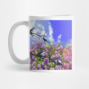 Blue Birds and a Summer Day Mug